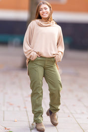Grüne Cargohose Teahupoo Cargo Warm Green