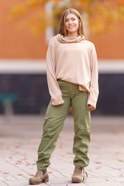 Grüne Cargohose Teahupoo Cargo Warm Green