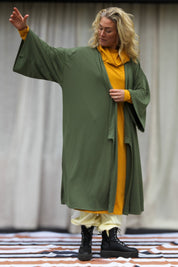 Green Kimono Warm Green
