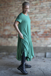 Green Dress Ballerina Long Foliage Green
