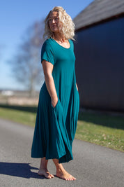 Green Dress Ballerina Original DK Sea Green