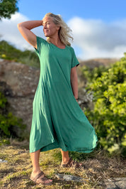 Grön Klänning Ballerina Original Green