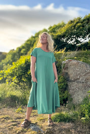 Grön Klänning Ballerina Original Green