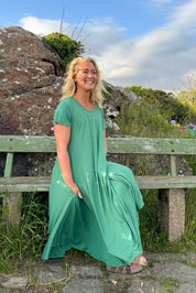 Grön Klänning Ballerina Original Green