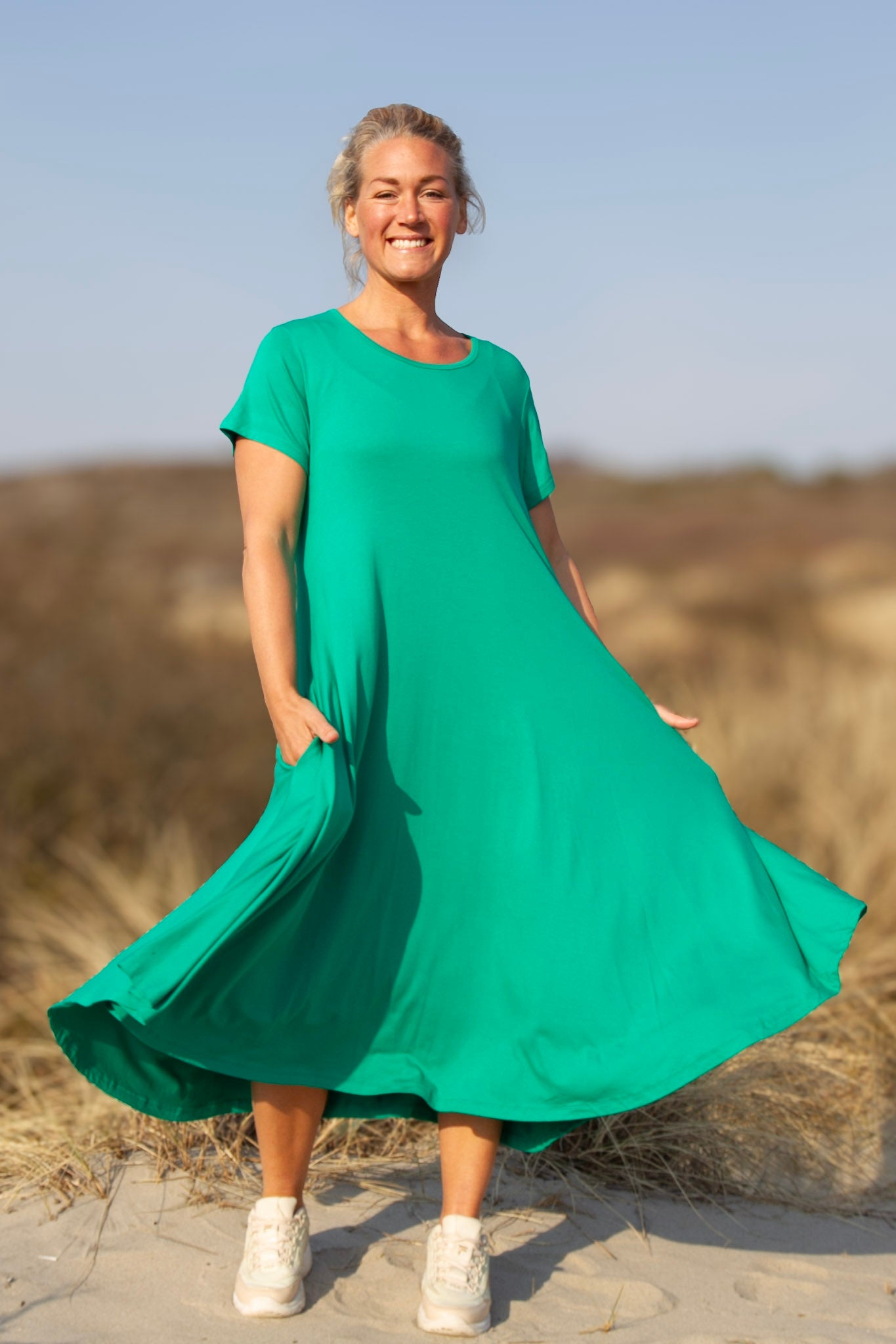 Grön Klänning Ballerina Original Green