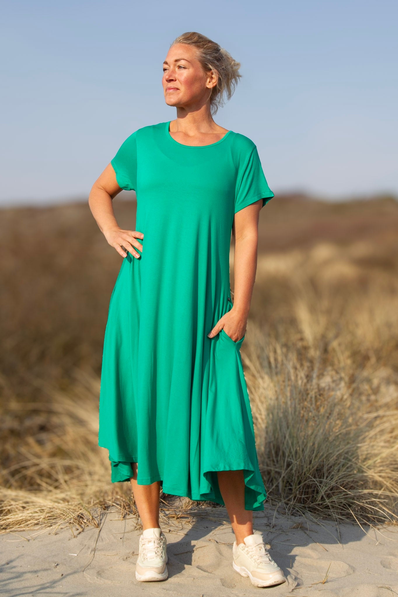 Grön Klänning Ballerina Original Green