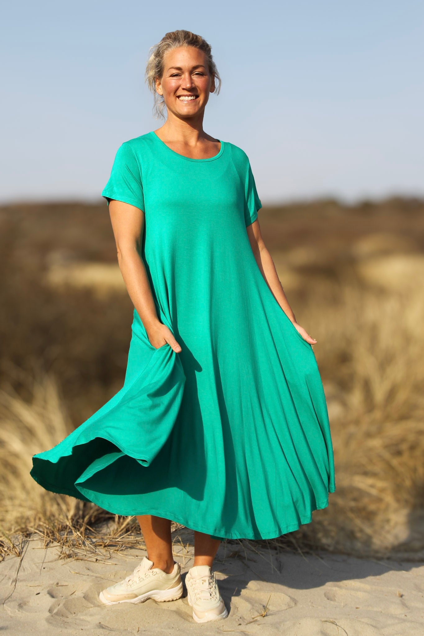 Grön Klänning Ballerina Original Green