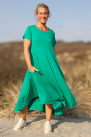 Grön Klänning Ballerina Original Green