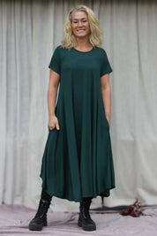 Grünes Ballerinakleid Original Smokepine Green