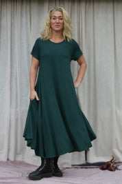 Grünes Ballerinakleid Original Smokepine Green