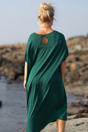 Groene jurk Eveline Smokepine Groen