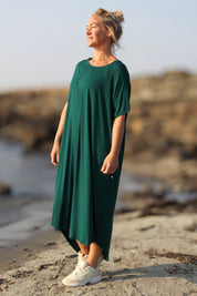 Grünes Kleid Eveline Smokepine Green