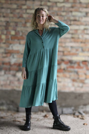 Green Dress Miryam Lenolium