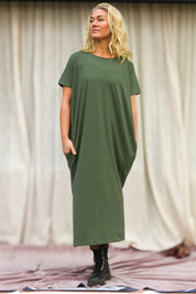 Grünes Kleid Qubec Khaki