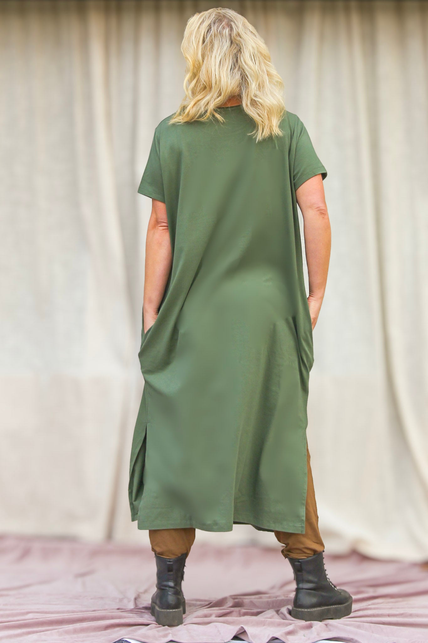 Grünes Kleid Qubec Khaki