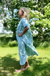Green Striped Dress Skutskär Green