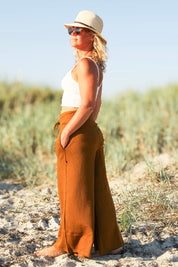 Gul/Brun Loungebukser Pharos Gul Brun