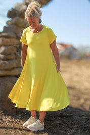 Gul Klänning Ballerina Original New Yellow