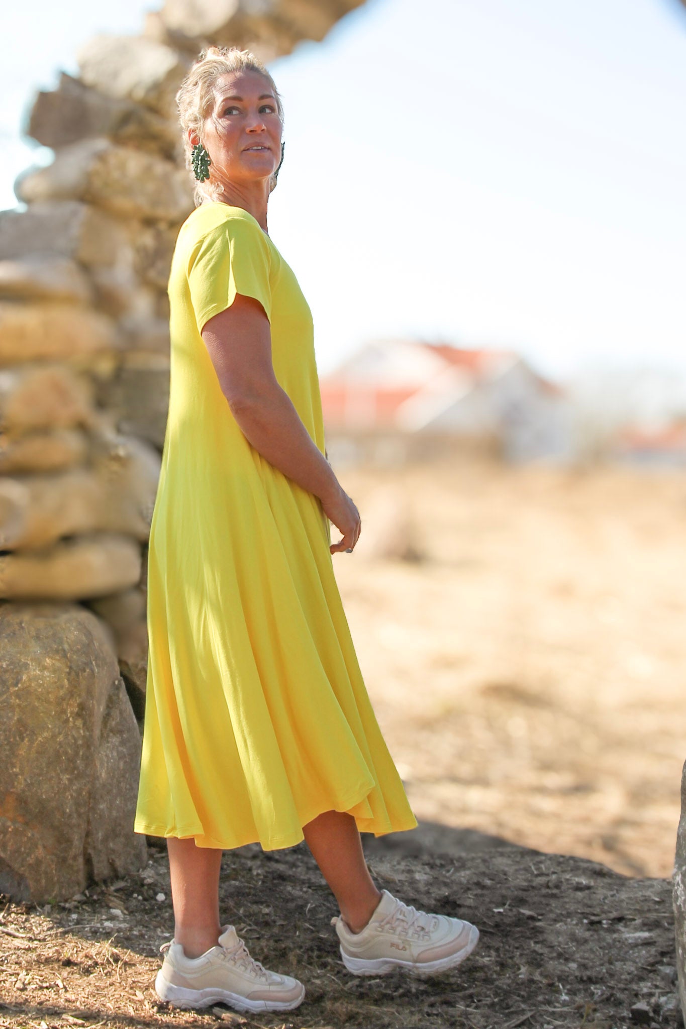 Gul Klänning Ballerina Original New Yellow