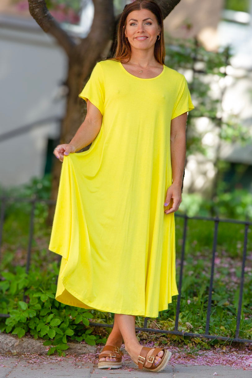 Gul Klänning Ballerina Original New Yellow