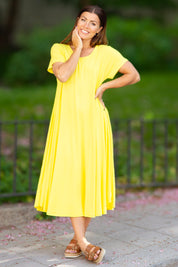 Gul Klänning Ballerina Original New Yellow
