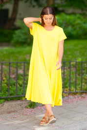 Gul Klänning Ballerina Original New Yellow