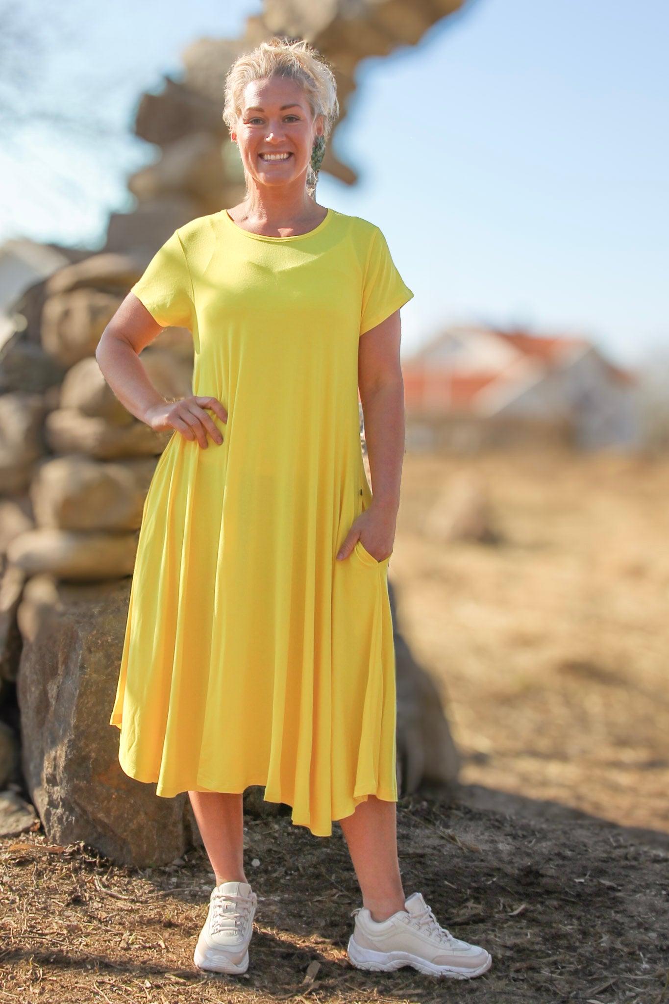 Gul Klänning Ballerina Original New Yellow