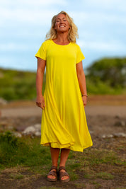Gul Klänning Ballerina Original New Yellow