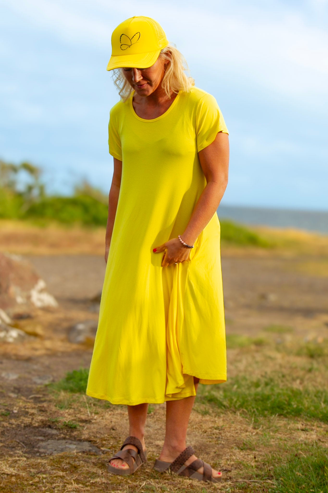Gul Klänning Ballerina Original New Yellow