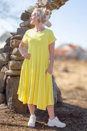 Yellow Dress Ballerina Yellow