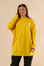 Gelber Pullover Freja Gelb