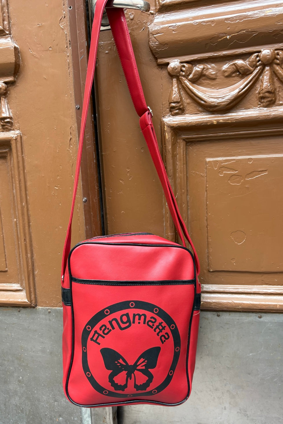 Röd Hangmatta Vintage Väska Red