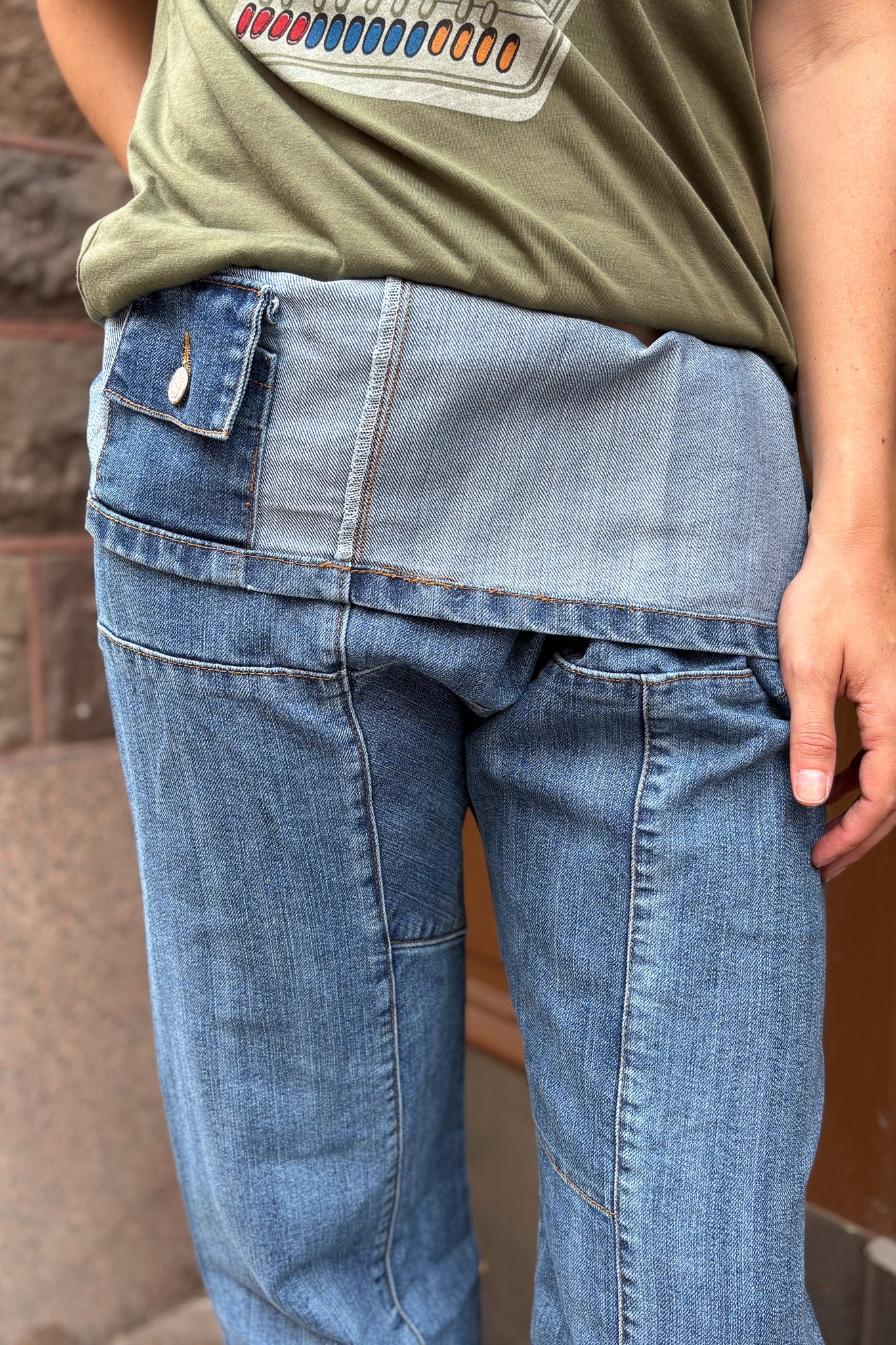 Indigoblå Vikjeans Vintage Indigo Blue