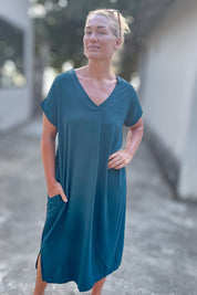 Grøn Kjole Roxy Cold Green