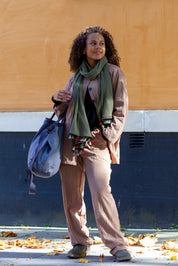 Beige Linen Jacket Monali Beige