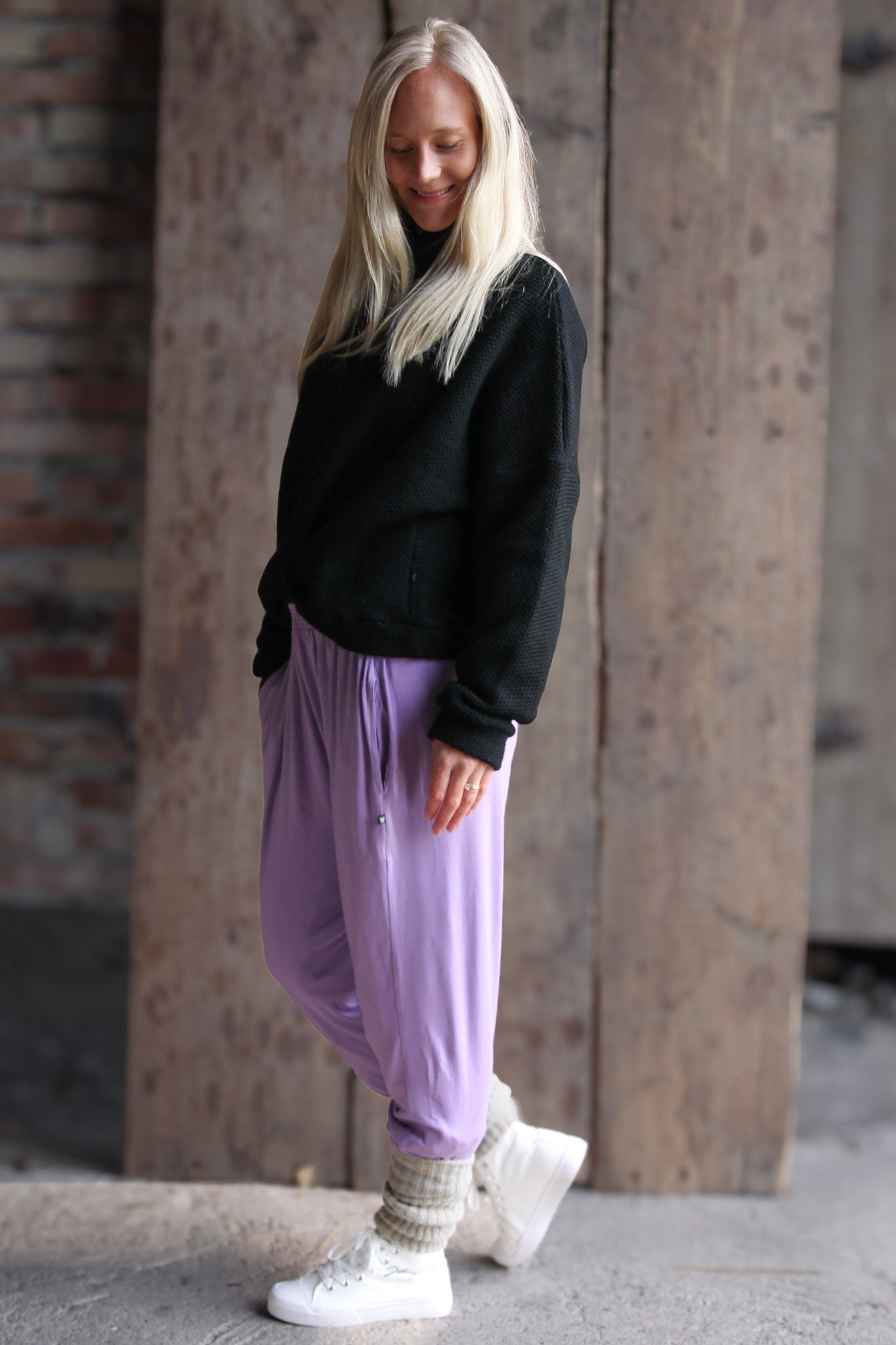 Lila Byxa Pockety Purple