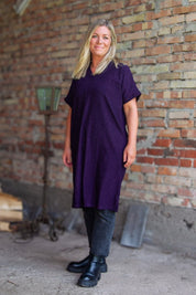 Dunkelviolettes Kleid Quarts Lila