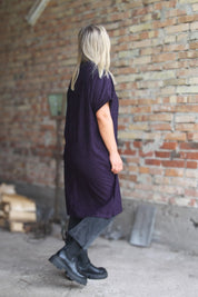 Dunkelviolettes Kleid Quarts Lila