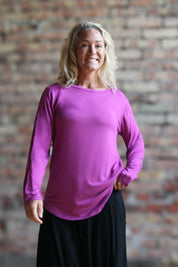 Lila Tröja Frida Longsleeve Purple