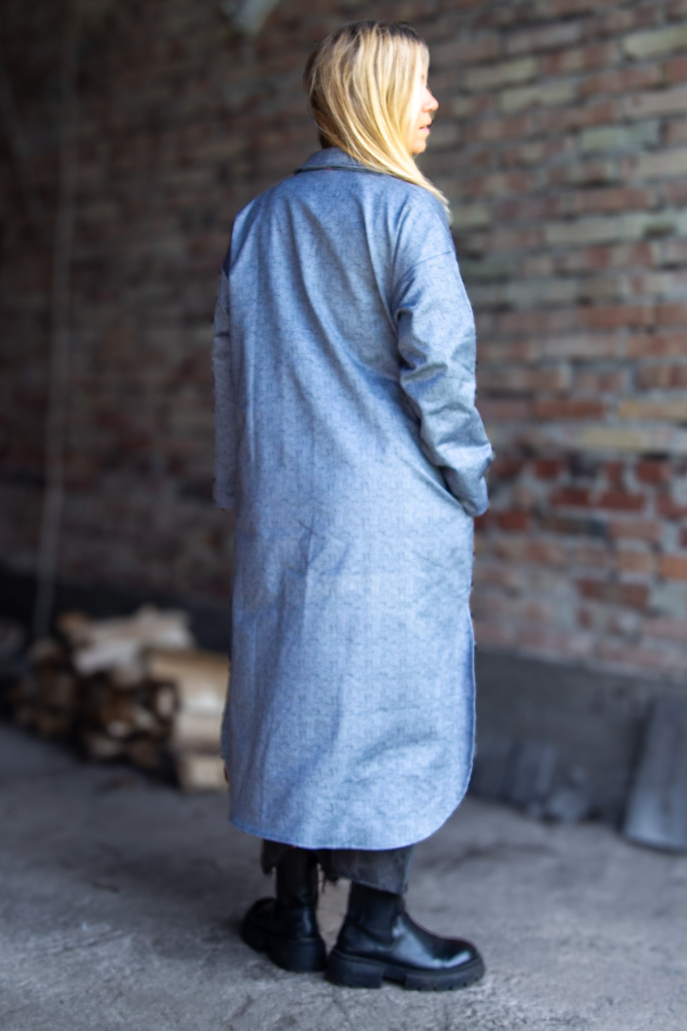 Light Blue Denim Shirt Daly Light Blue