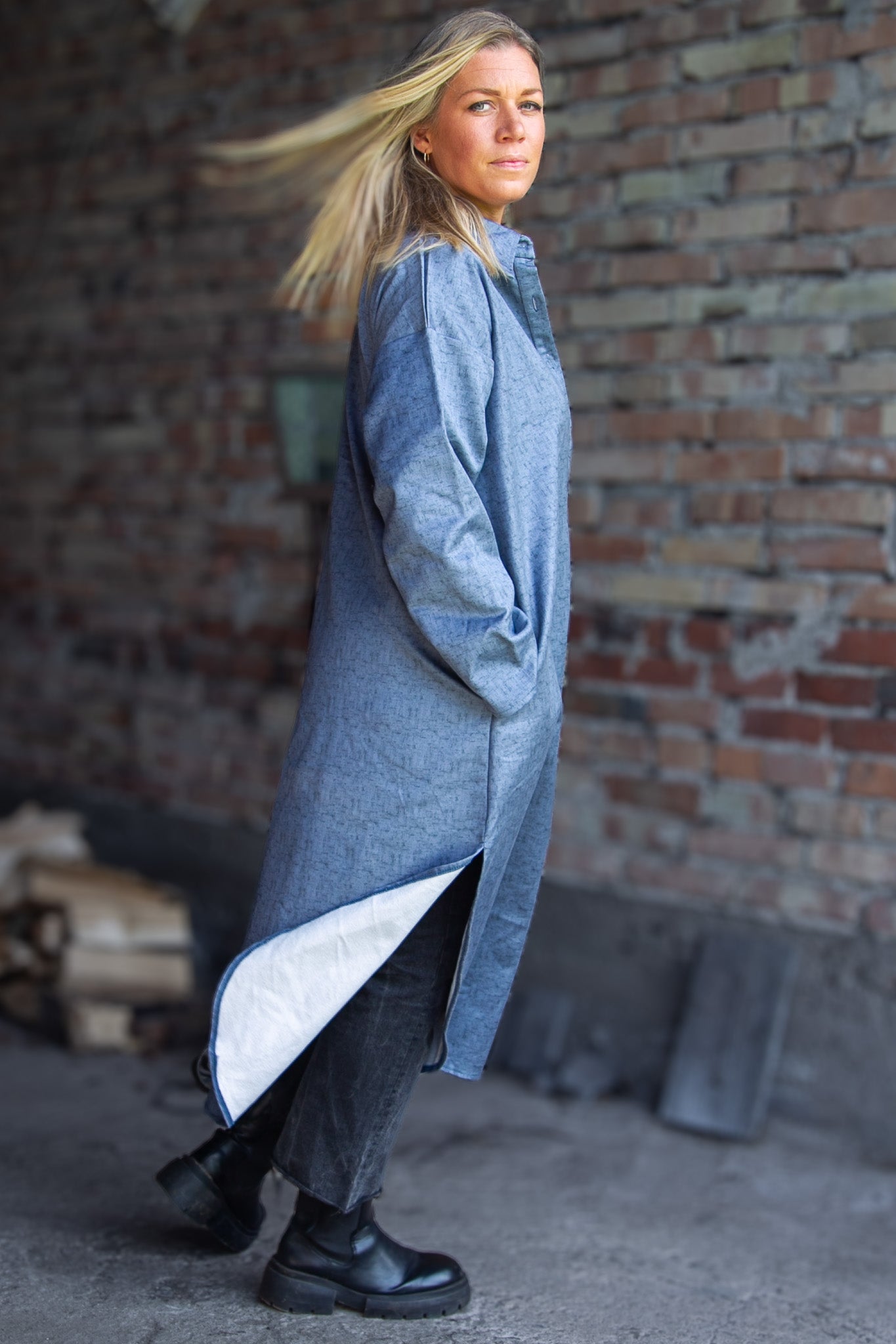Light Blue Denim Shirt Daly Light Blue