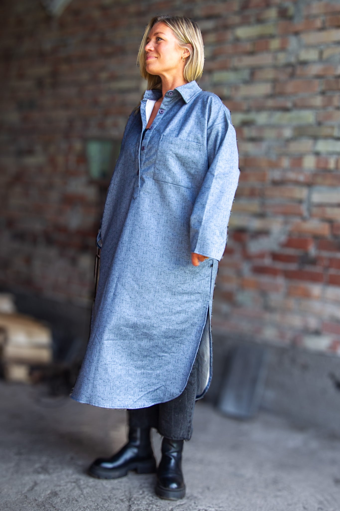 Light Blue Denim Shirt Daly Light Blue