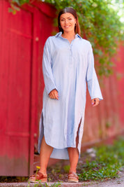 Light Blue Shirt Dress Dhaliz Light Blue