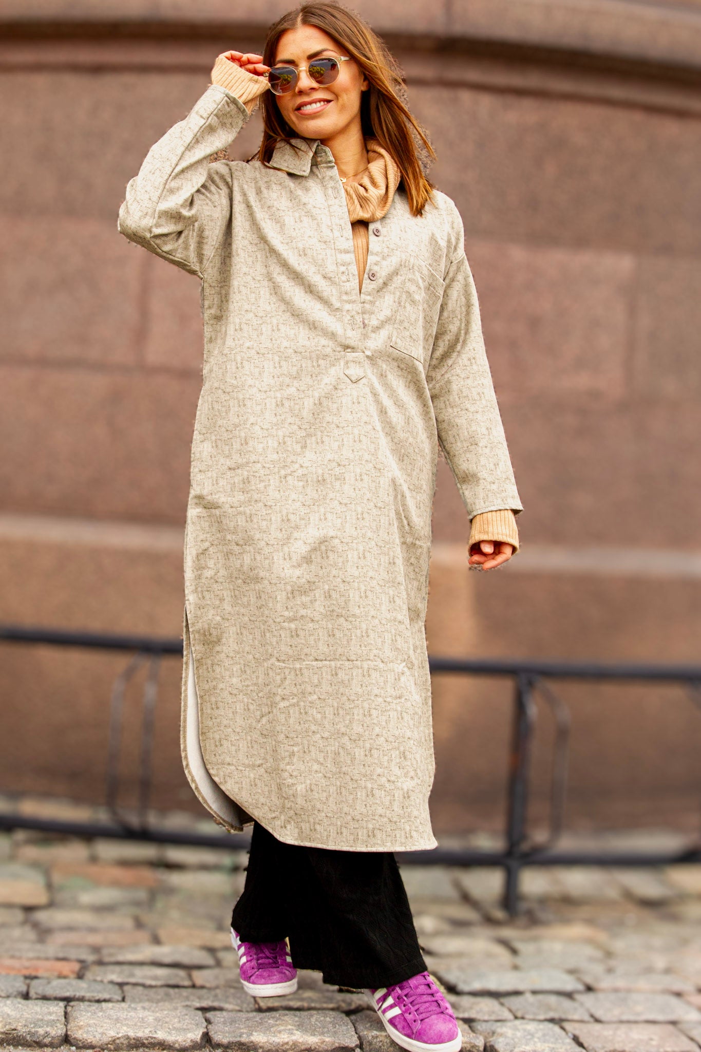 Light Grey Denim Shirt Daly Light Grey