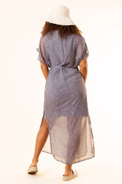 Light Grey Patterned Dress Betula Light Grey Print