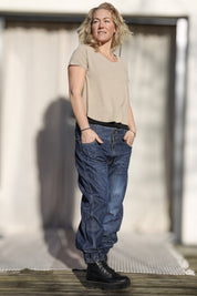 Dark Indigo Blue Jeans Grimeton Dark Indigo Blue