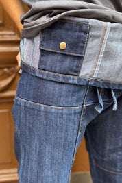 Mörkblå Vikjeans Vintage Dark Blue