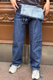 Mörkblå Vikjeans Vintage Dark Blue
