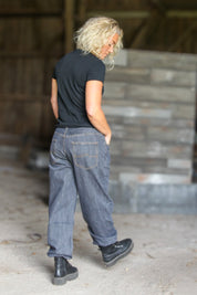 Dark Grey Jeans Sudersand Dark Grey Wash