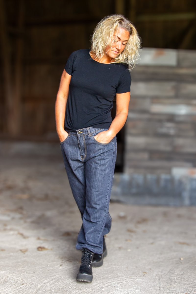 Dark Grey Jeans Sudersand Dark Grey Wash